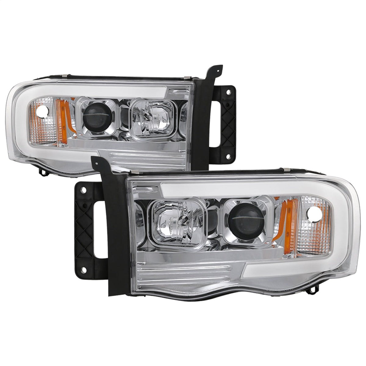 Spyder Auto 5084613 (Spyder) Dodge Ram 1500 02-05/Ram 2500/3500 03-05 Version 2 Projector Headlights