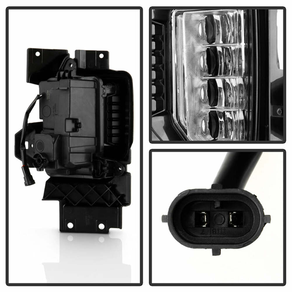 Spyder Auto GMC Sierra 2500HD 3500HD 2020-2022 OEM Full LED Fog Lights W/Universal Switch 9051173