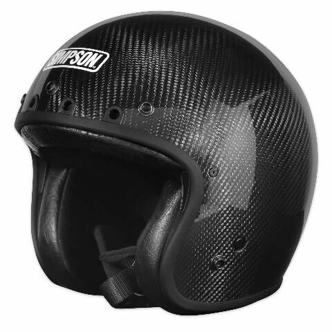 Simpson CHOPCMD MOTORCYCLE CHOPPER HELMET - CARBON FIBER