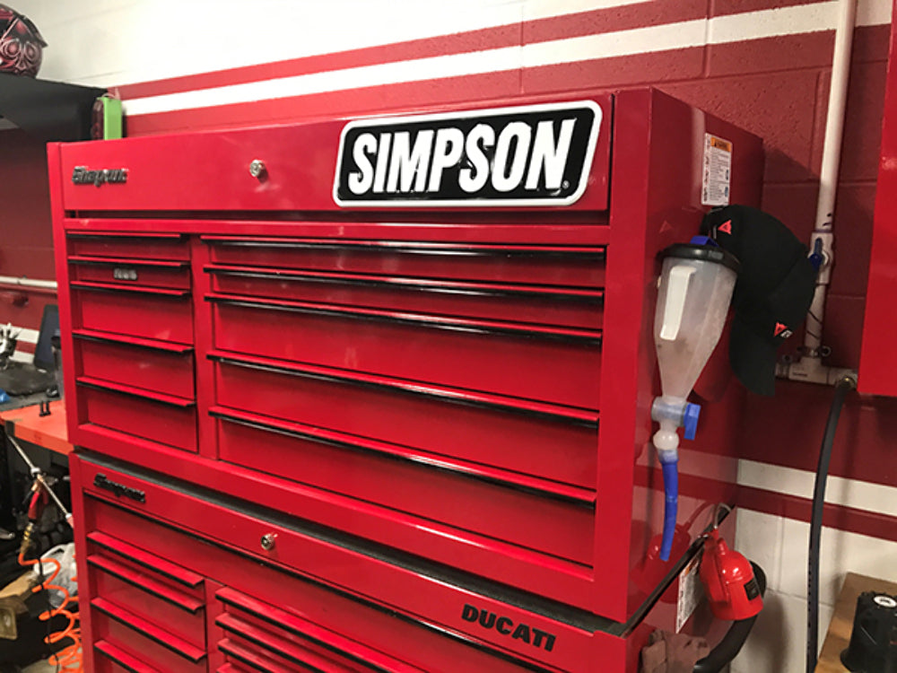 Simpson Motorcycle Sign Merchandiser PN. SIGNMOTO