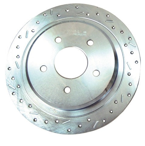 SSBC-USA 23053AA3L rtr drld sltd zp frnt 1994-97 Mustang Cobra lh