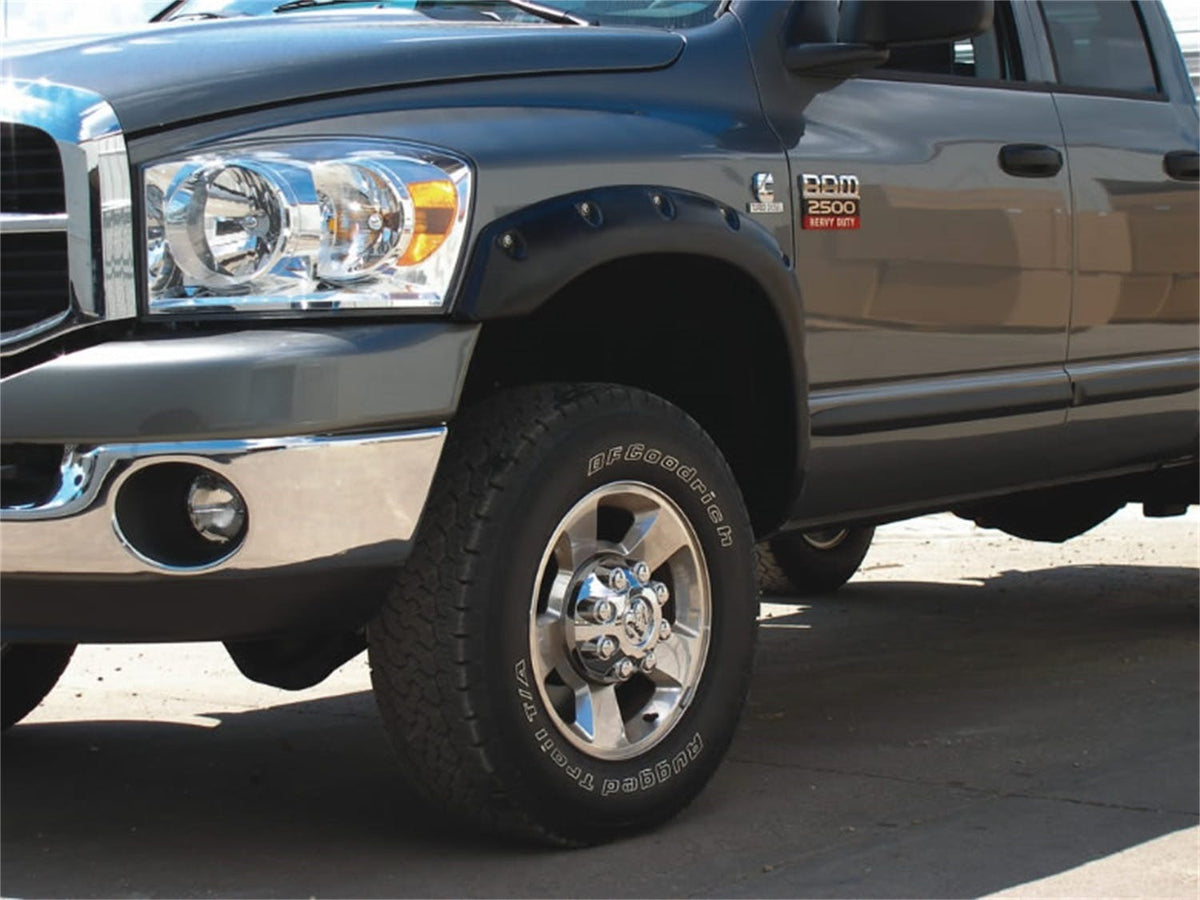 Stampede Automotive Accessories 8419-2 Ruff Riderz Fender Flares 4pc Black Smooth