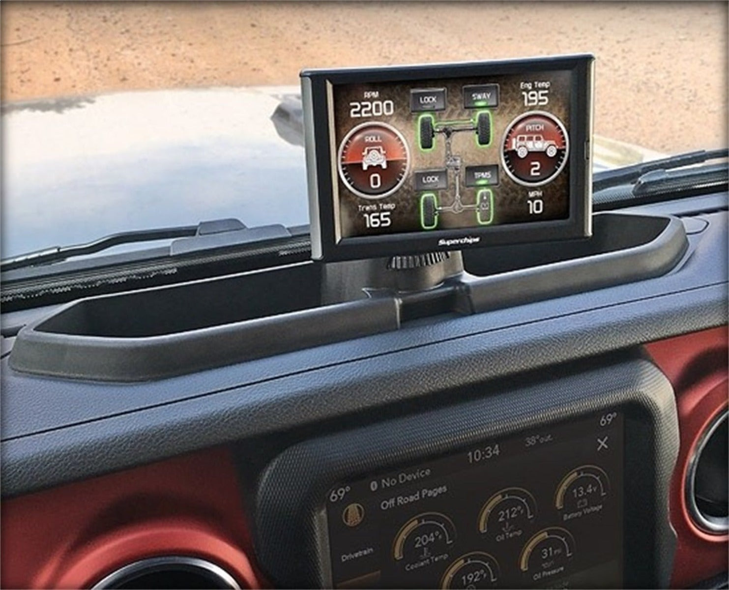 Superchips 38302-JL Jeep Dash Mount  18 JL