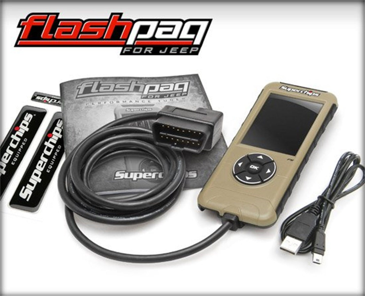 Superchips 3876 Flashpaq F5 Jeep 15+ Gas