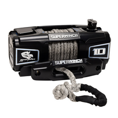 Superwinch Scorpion 10000lb 12V DC Winch with Synthetic Rope Black - 1155401