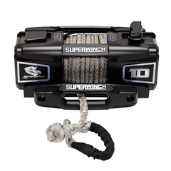 Superwinch Scorpion 10000lb 12V DC Winch with Synthetic Rope Black - 1155401
