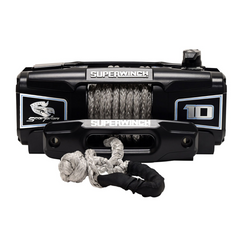 Superwinch Scorpion 10000lb 12V DC Winch with Synthetic Rope Black - 1155401