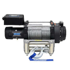 Superwinch 1518200 Tiger Shark 18000 Winch 24V with Steel Wire Rope