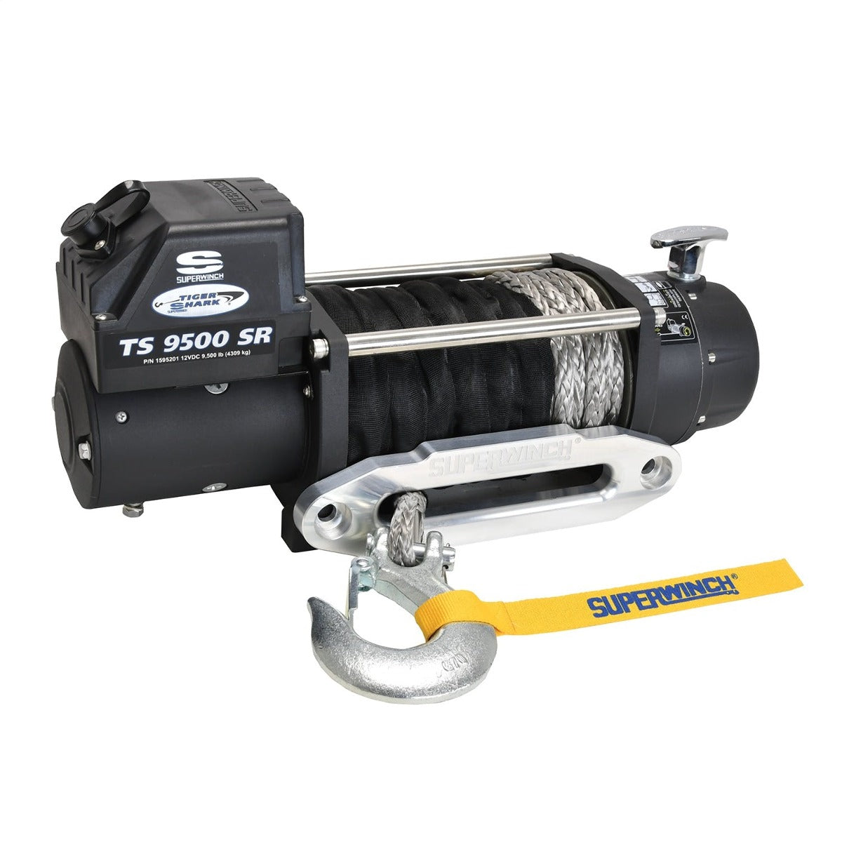 Superwinch 1595201 Tiger Shark 9500 Winch Synthetic