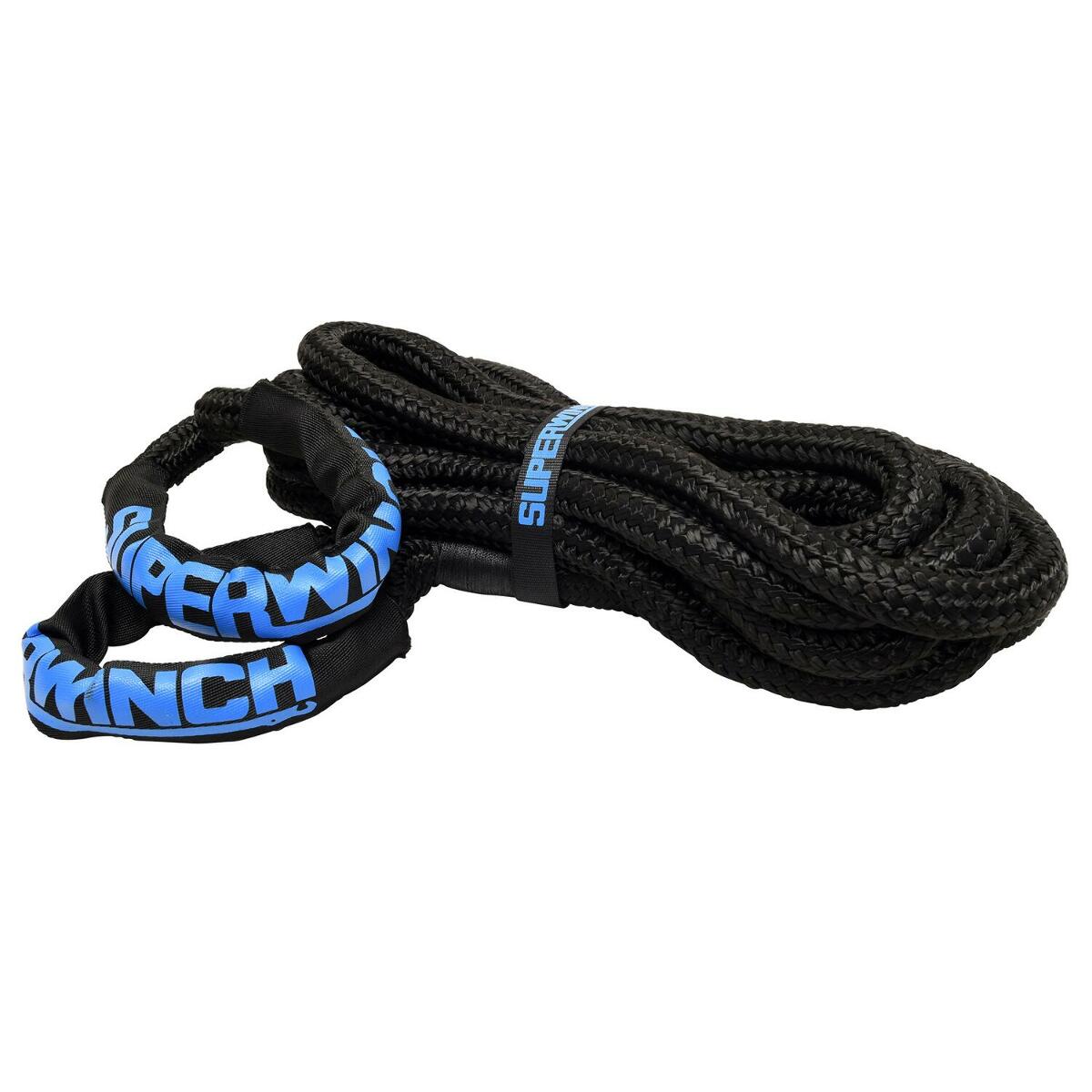 Superwinch 2599 Kinetic Recovery Rope 1&quot; diameter x 30&#039; long black rated at 10,000 lb