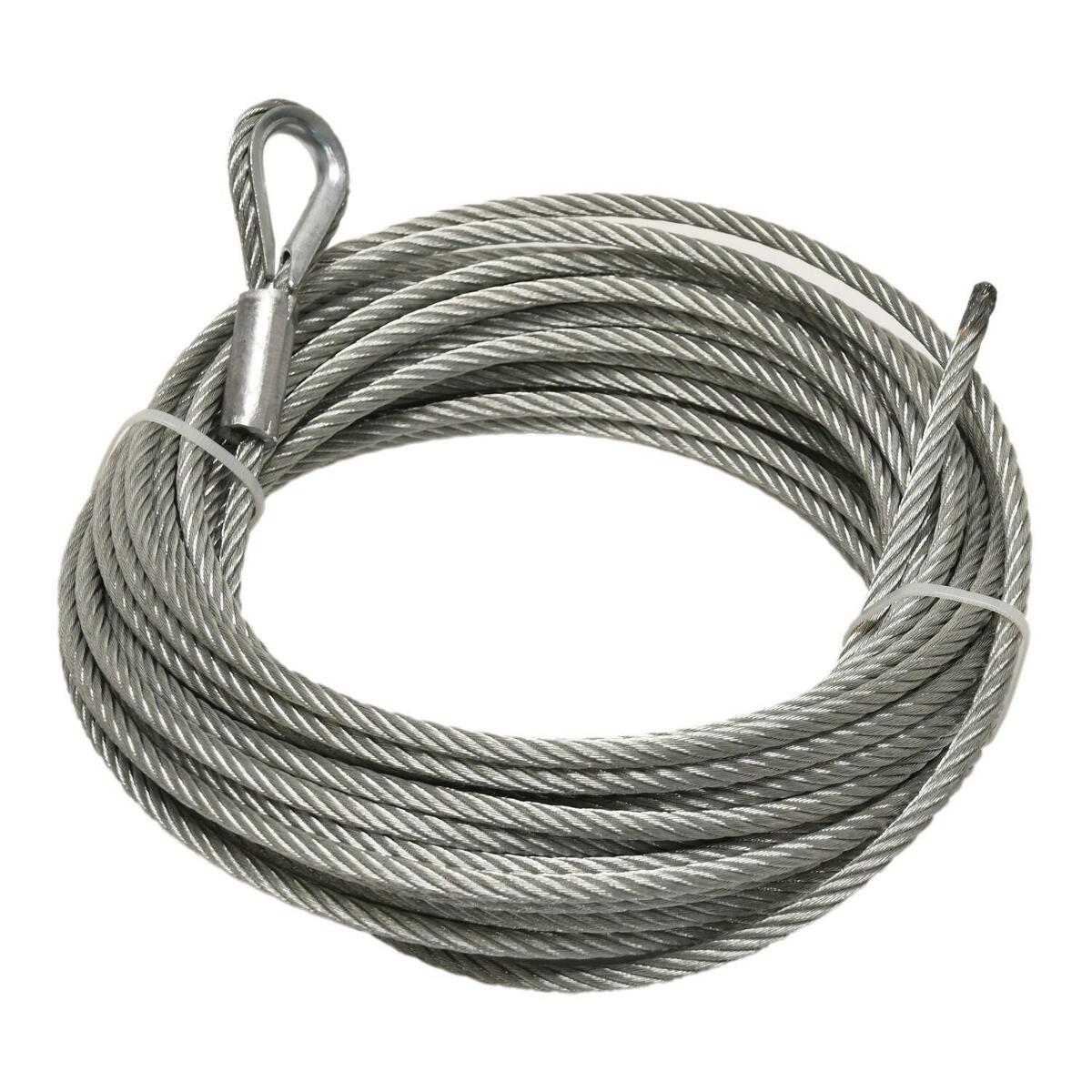 Superwinch 87-42612 Replacement Wire Rope 1/4 diameter x 55 length for Terra 45 Winch