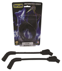 Taylor Cable Products 10038 8mm Spiro-Pro black 8in custom MC 135