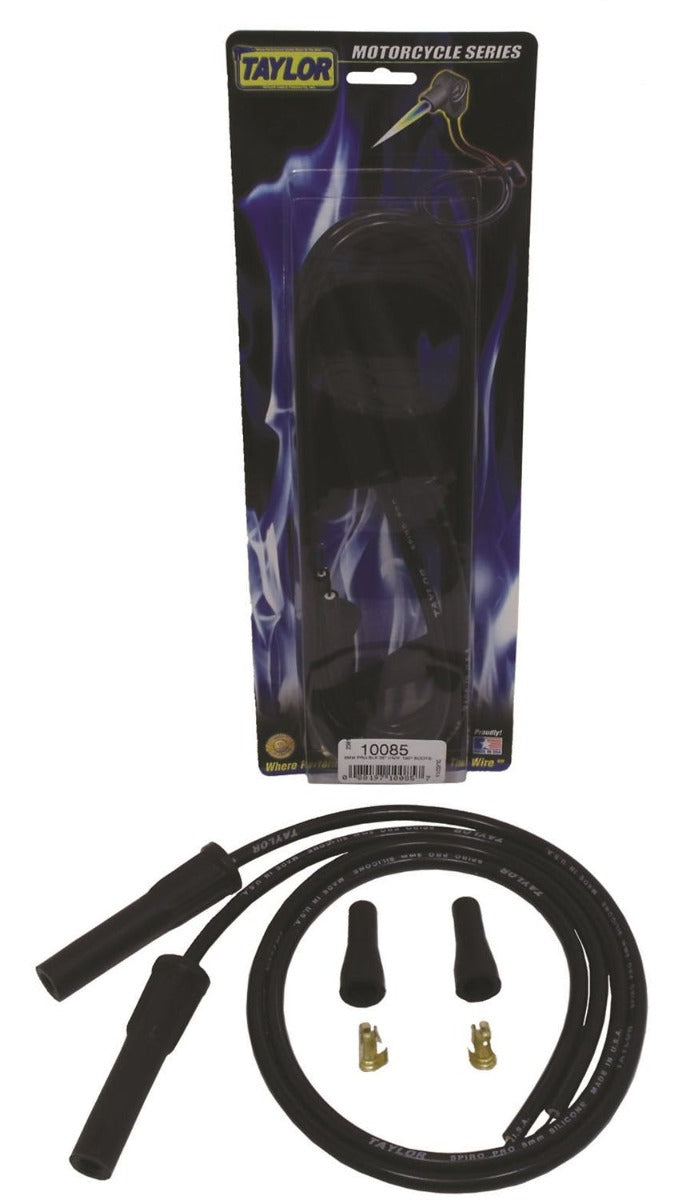 Taylor Cable Products 10085 8mm Spiro-Pro black 36in univ MC 180 Pro Comp