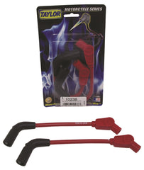 Taylor Cable Products 10238 8mm Spiro-Pro red 8in custom MC 135
