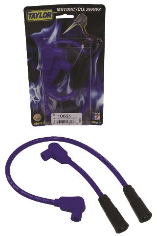 Taylor Cable Products 10631 8mm Spiro-Pro blue 19/7in custom MC 90