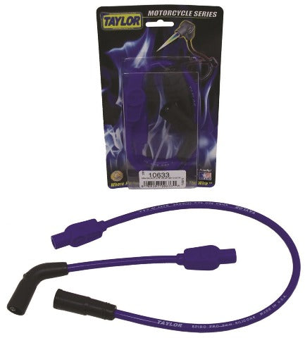 Taylor Cable Products 10633 8mm Spiro-Pro blue 21.5/9in custom MC 180