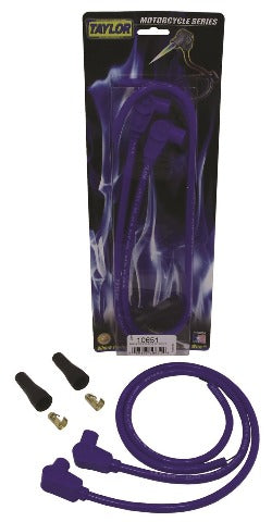 Taylor Cable Products 10651 8mm Spiro-Pro blue MC univ 90