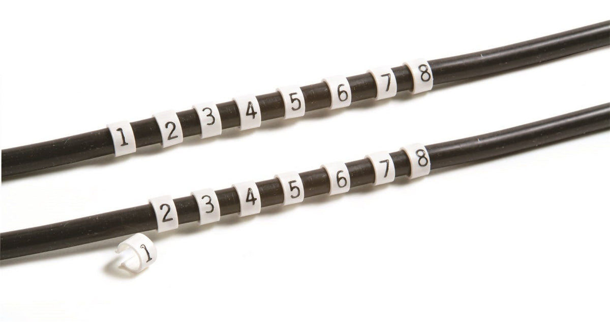 Taylor Cable Products 41060 7-8mm Clip-On Wire Markers