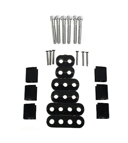 Taylor Cable Products 42500 7-8mm Horizontal Wire Loom Kit black