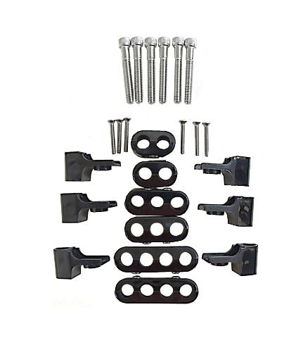 Taylor Cable Products 42501 10.4 Horizontal Wire Loom Kit black