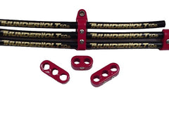 Taylor Cable Products 42504 7-8mm V6 Horizontal Wire Loom Kit black