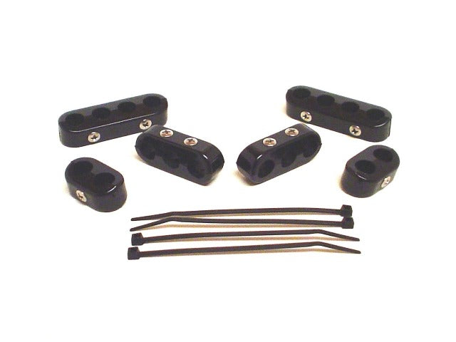 Taylor Cable Products 42507 10.4 4 cyl Vertical Wire Loom Kit black