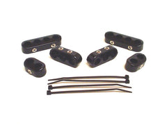Taylor Cable Products 42507 10.4 4 cyl Vertical Wire Loom Kit black