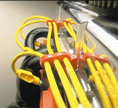 Taylor Cable Products 42521 10.4 Horizontal Wire Loom Kit red
