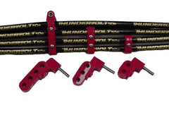 Taylor Cable Products 42560 7-8mm Horizontal Wire Loom Kit blue