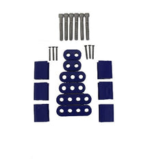 Taylor Cable Products 42563 10.4 Vertical Wire Loom Kit blue
