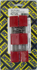 Taylor Cable Products 42726 Bracket Vertical 6/Pkg  Red
