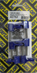 Taylor Cable Products 42762 Bracket Hortizontal 6/Pkg  Blue