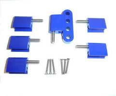 Taylor Cable Products 42766 Bracket Vertical 6/Pkg  Blue
