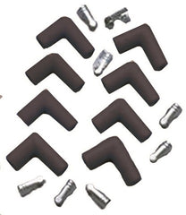Taylor Cable Products 46001 Spark Plug Boot/Terminal Kit black 90 deg
