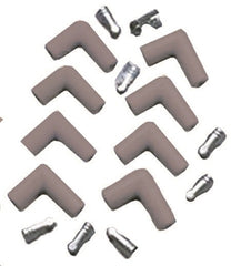 Taylor Cable Products 46081 Spark Plug Boot/Terminal Kit gray 90 deg