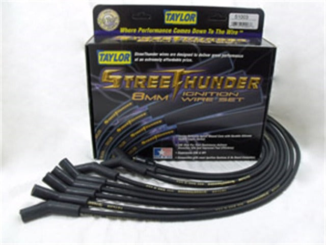 Taylor Cable Products 51003 Streethunder custom 8 cyl black