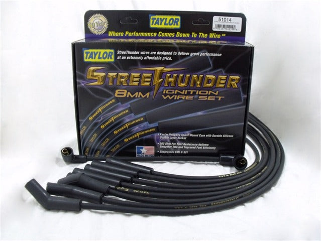 Taylor Cable Products 51014 Streethunder custom 8 cyl black