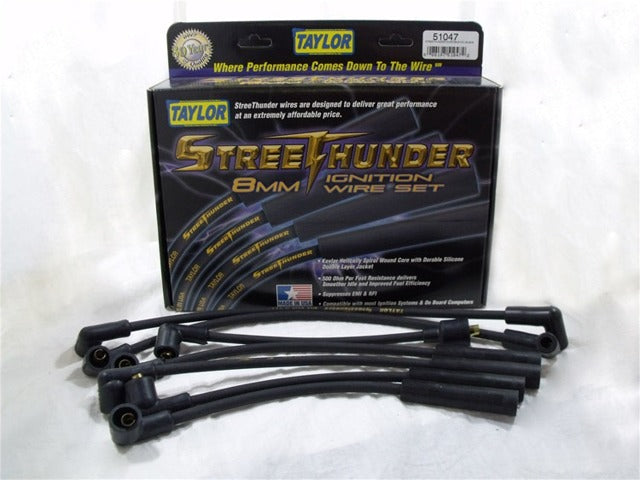 Taylor Cable Products 51047 Streethunder custom 6 cyl black