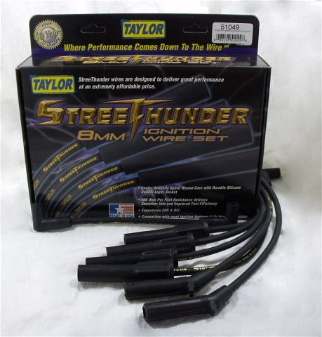 Taylor Cable Products 51049 Streethunder custom 6 cyl black
