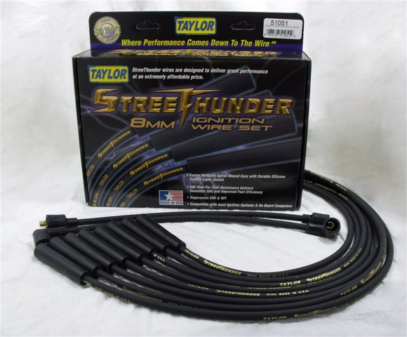 Taylor Cable Products 51051 Streethunder custom 8 cyl black