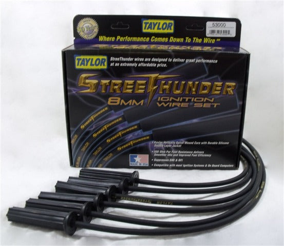 Taylor Cable Products 53000 Streethunder custom 6 cyl black