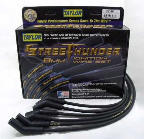 Taylor Cable Products 53036 Streethunder custom 6 cyl black