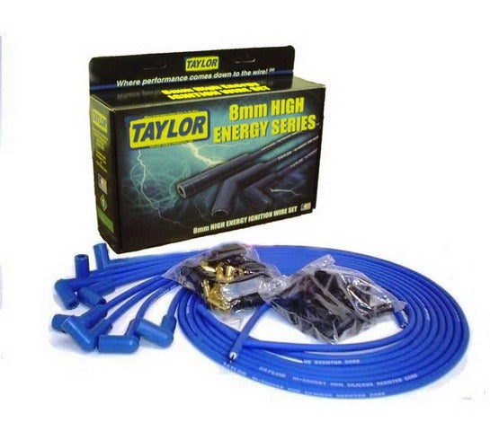 Taylor Cable Products 60651 High Energy RC univ 8cyl 90 blue