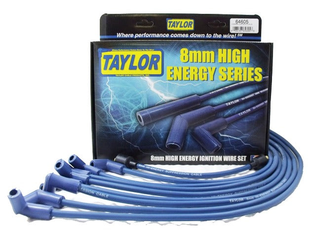 Taylor Cable Products 64605 High Energy RC custom 8 cyl blue