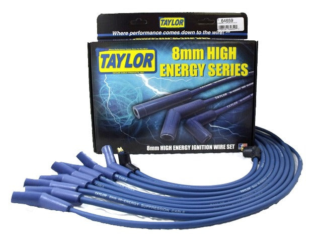 Taylor Cable Products 64659 High Energy RC custom 8 cyl blue