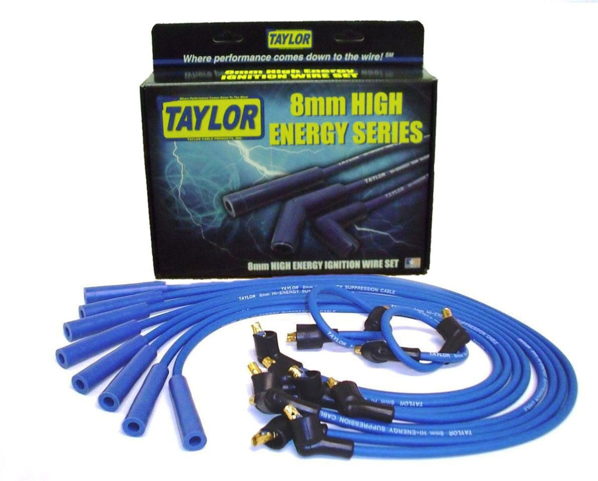 Taylor Cable Products 64661 High Energy RC custom 8 cyl blue