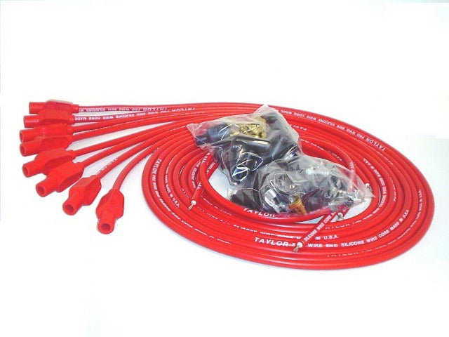 Taylor Cable Products 70254 8mm Pro Wire TCW univ 8 cyl 180 red