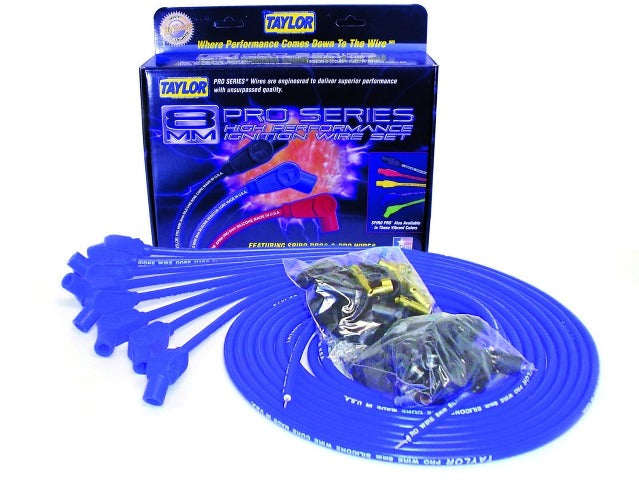 Taylor Cable Products 70652 8mm Pro Wire TCW univ 8 cyl 135 blue