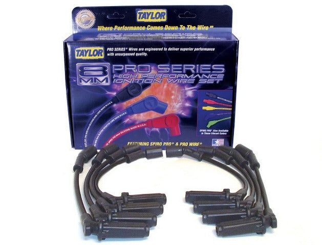 Taylor Cable Products 72025 8mm Spiro-Pro custom 8 cyl black