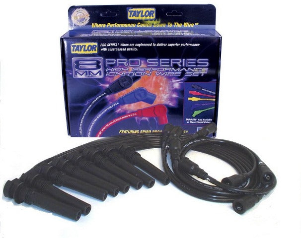Taylor Cable Products 72034 8mm Spiro-Pro custom 8 cyl black